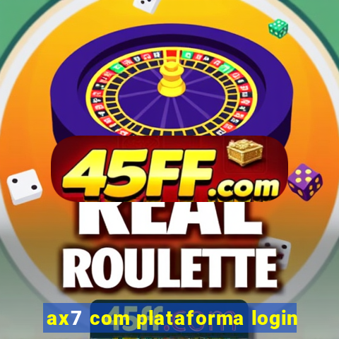 ax7 com plataforma login
